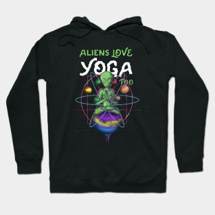 Meditating Alien Hoodie